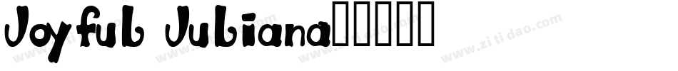 Joyful Juliana字体转换